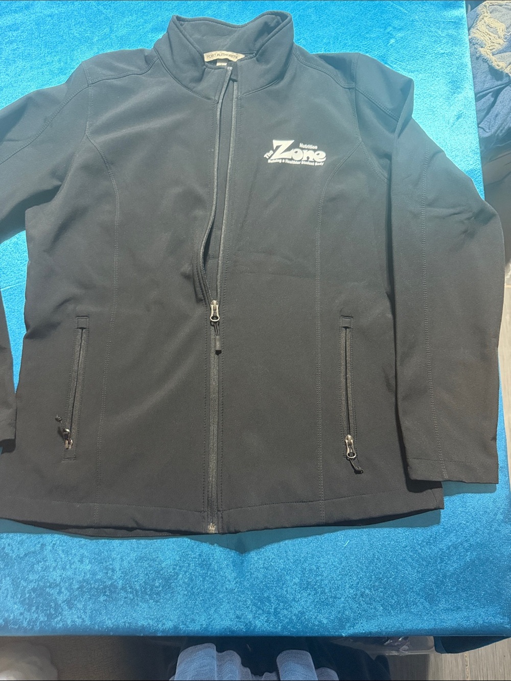 Port Authority Black Softshell Jacket with Logo
